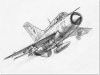 Zvezda 7259 MIG-21 bis Soviet Fighter 1/72